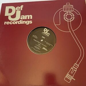 Def Jam Recordings DMX Vinyl Record ruff ryders Swizz beatz